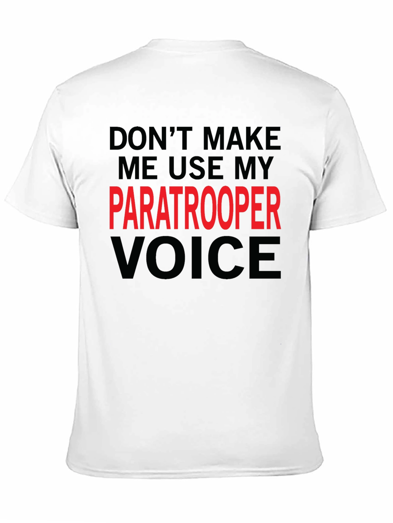 Paratrooper Voice Black T-Shirt