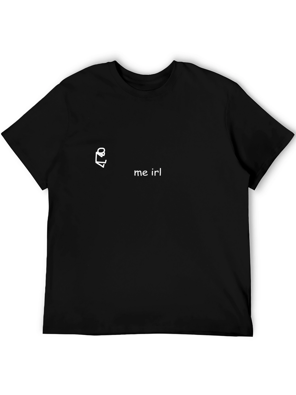 Me Irl Black Graphic T-Shirt - Trendy Casual Wear