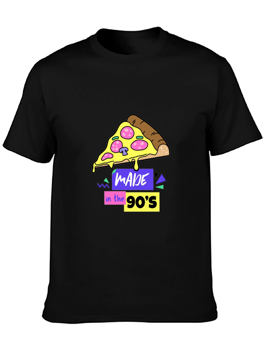 Made in the 90s Pizza Graphic T-Shirt