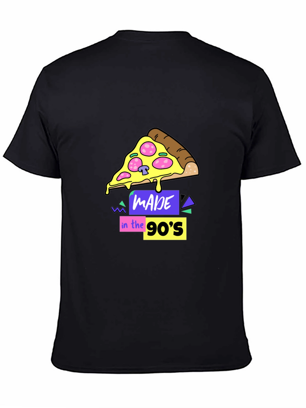Made in the 90s Pizza Graphic T-Shirt