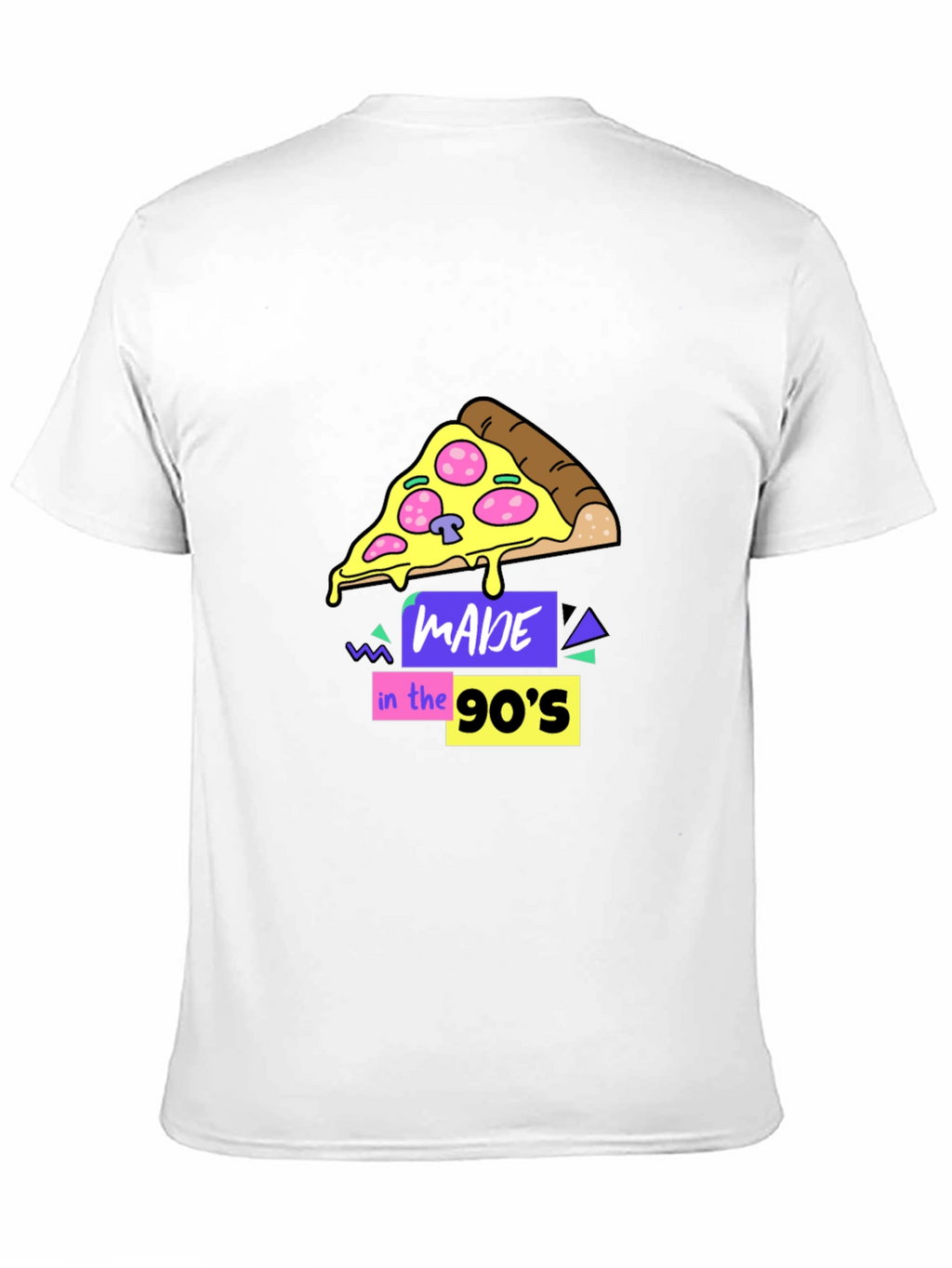 Made in the 90s Pizza Graphic T-Shirt