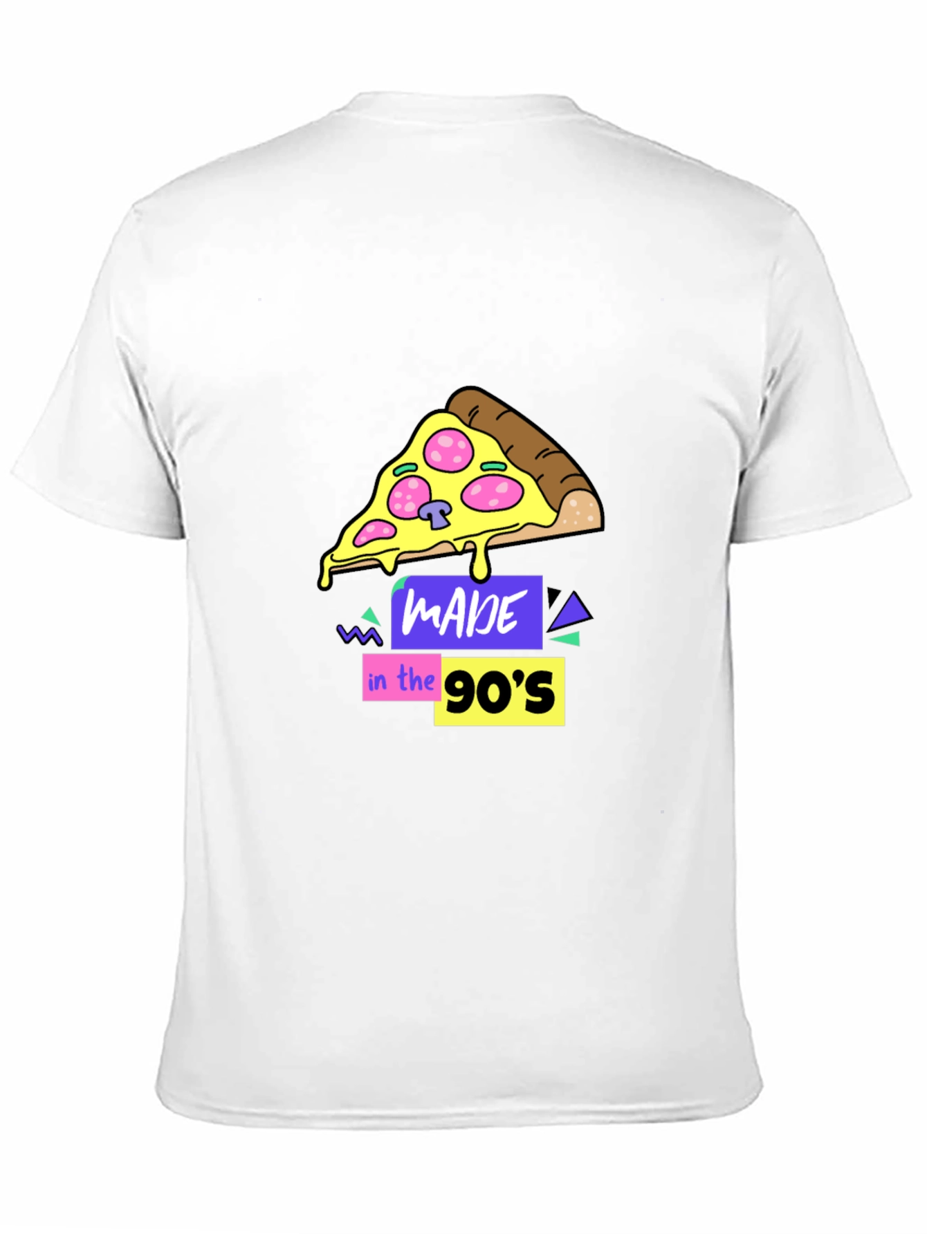 Made in the 90s Pizza Graphic T-Shirt