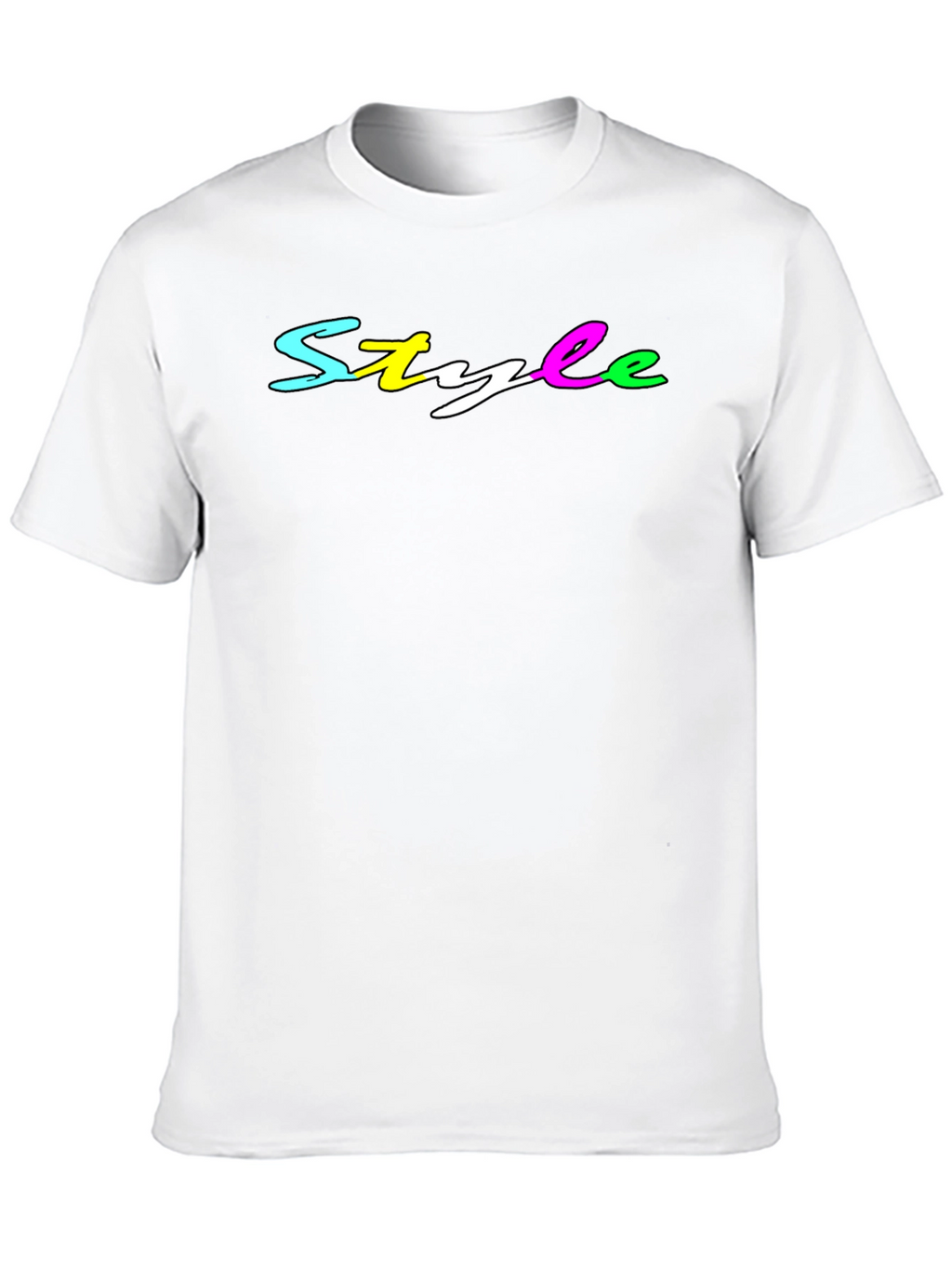 Stylish Mens Black T-Shirt - Style Graphic Tee