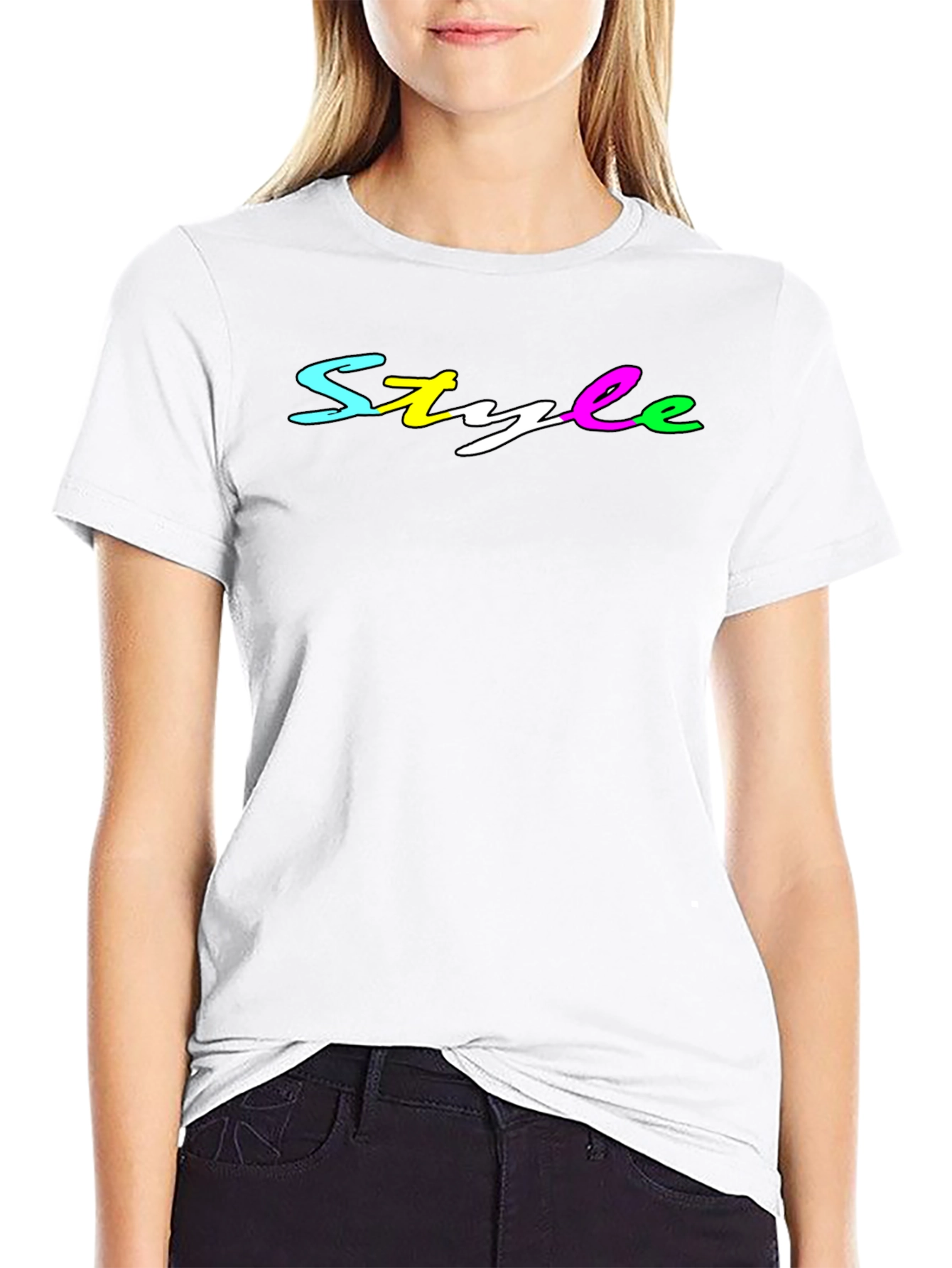 Stylish Mens Black T-Shirt - Style Graphic Tee