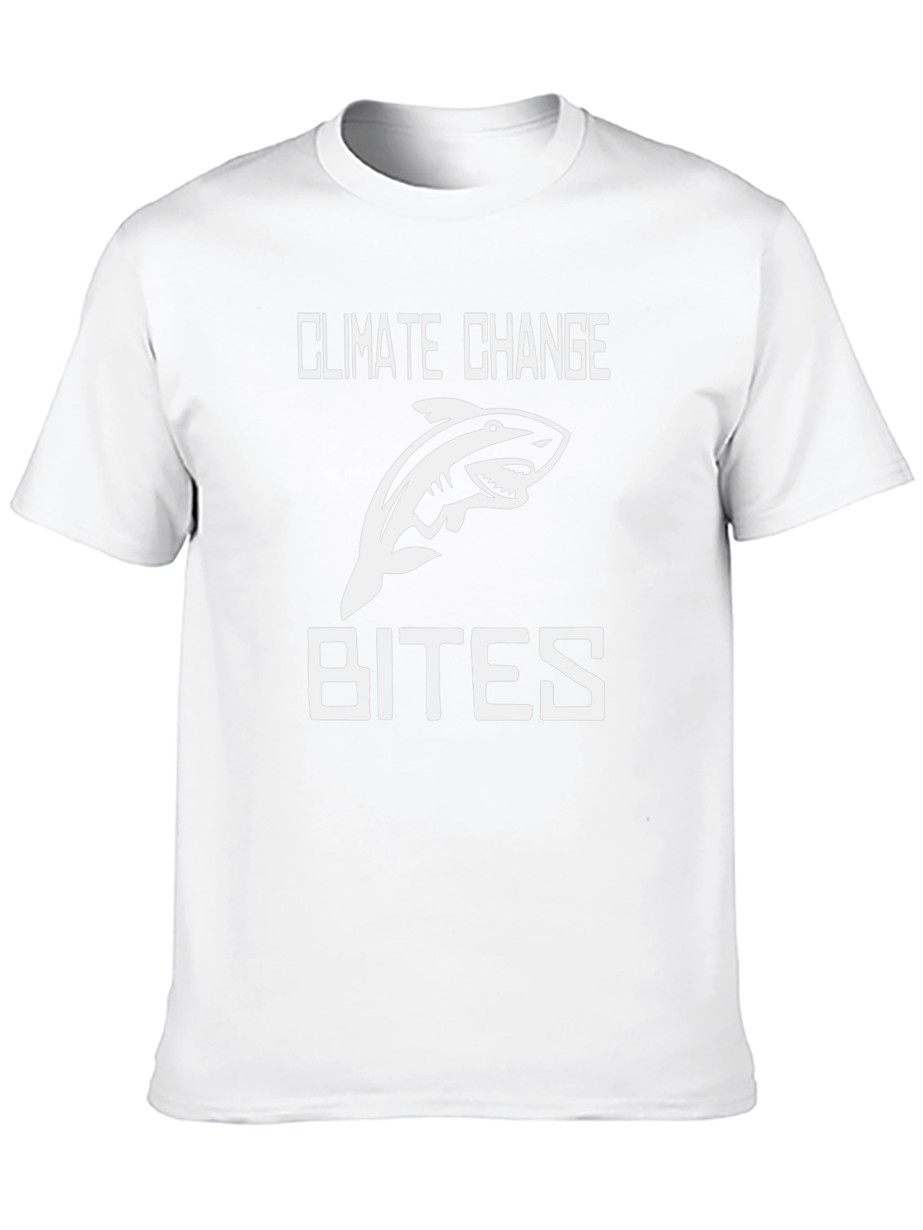 Climate Change Bites Shark Graphic Tee