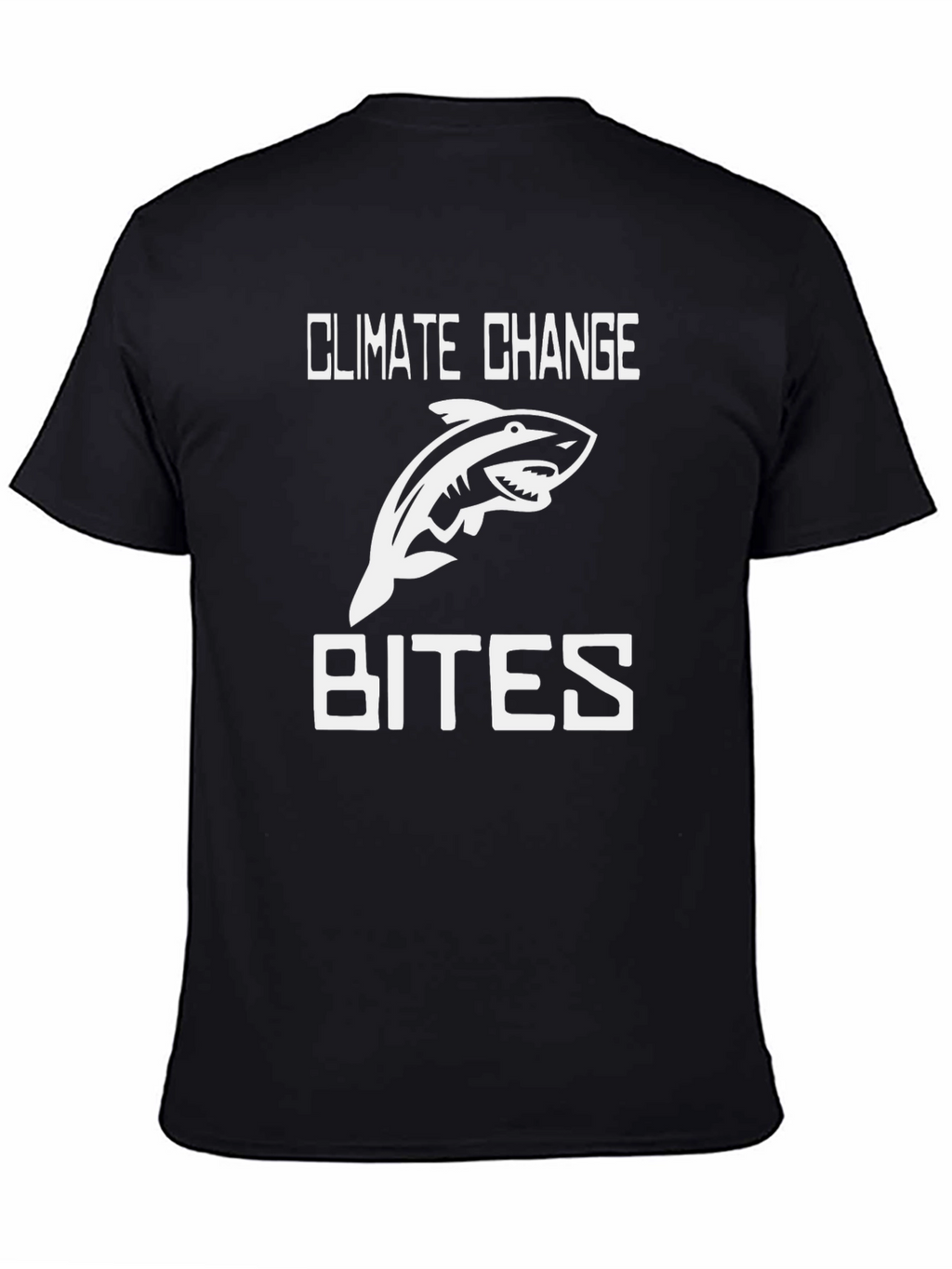 Climate Change Bites Shark Graphic Tee