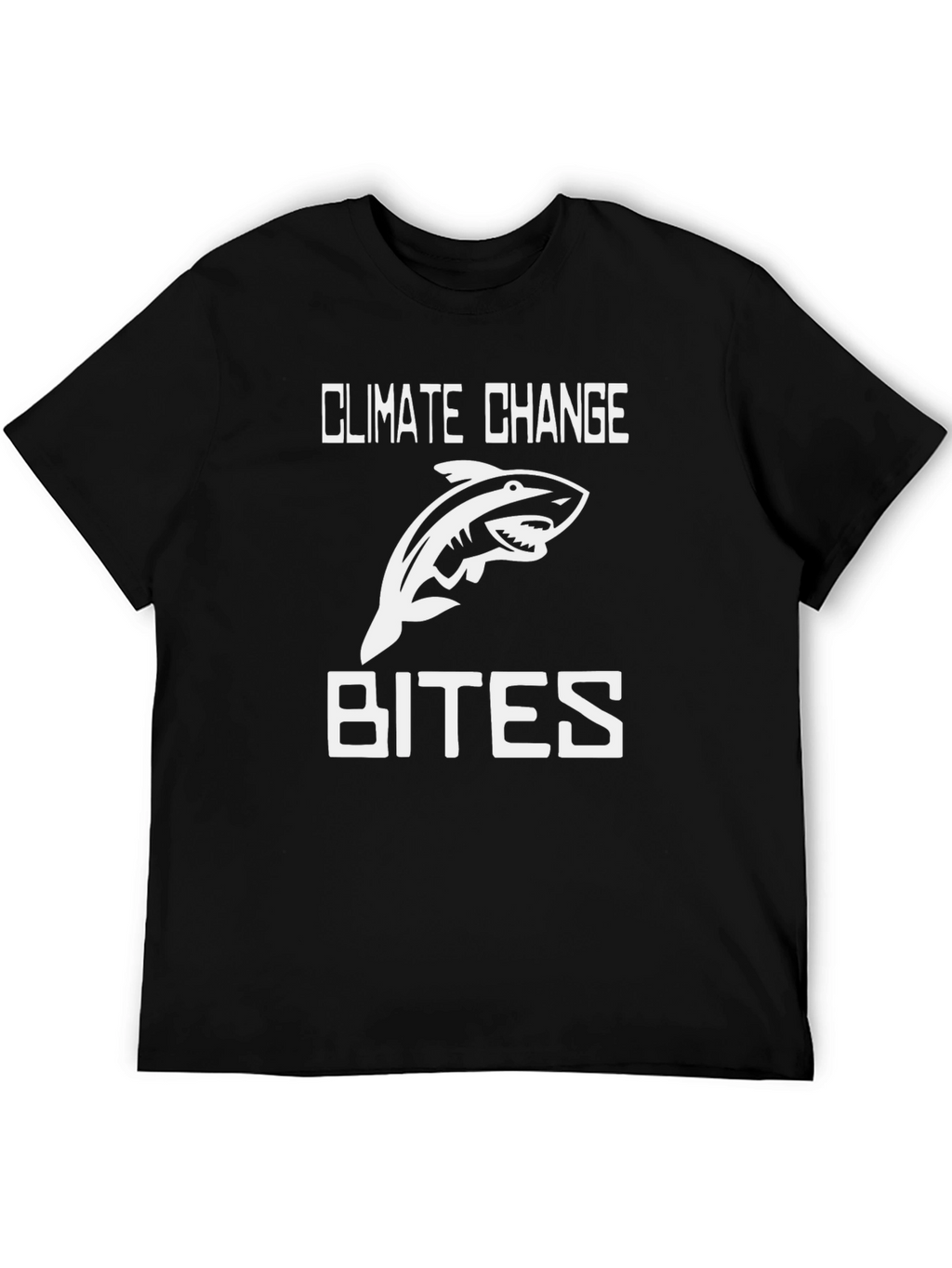 Climate Change Bites Shark Graphic Tee