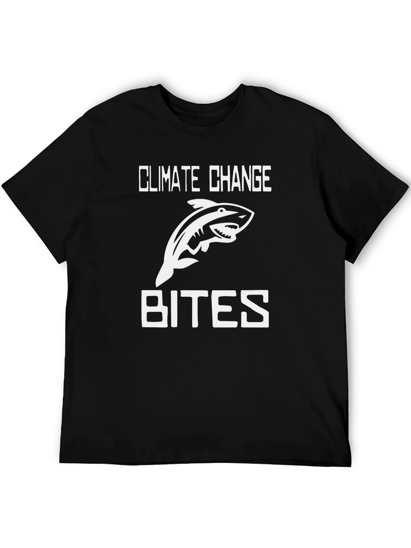 Climate Change Bites Shark Graphic Tee