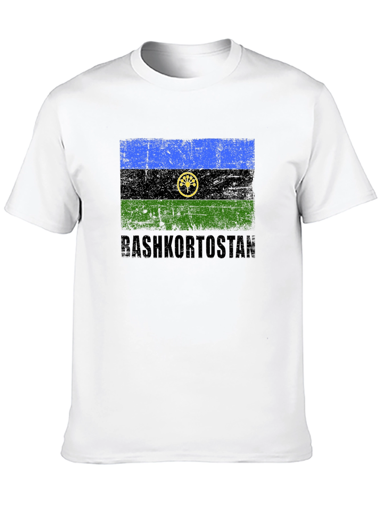 Bashkortostan Flag T-Shirt - Distressed Design
