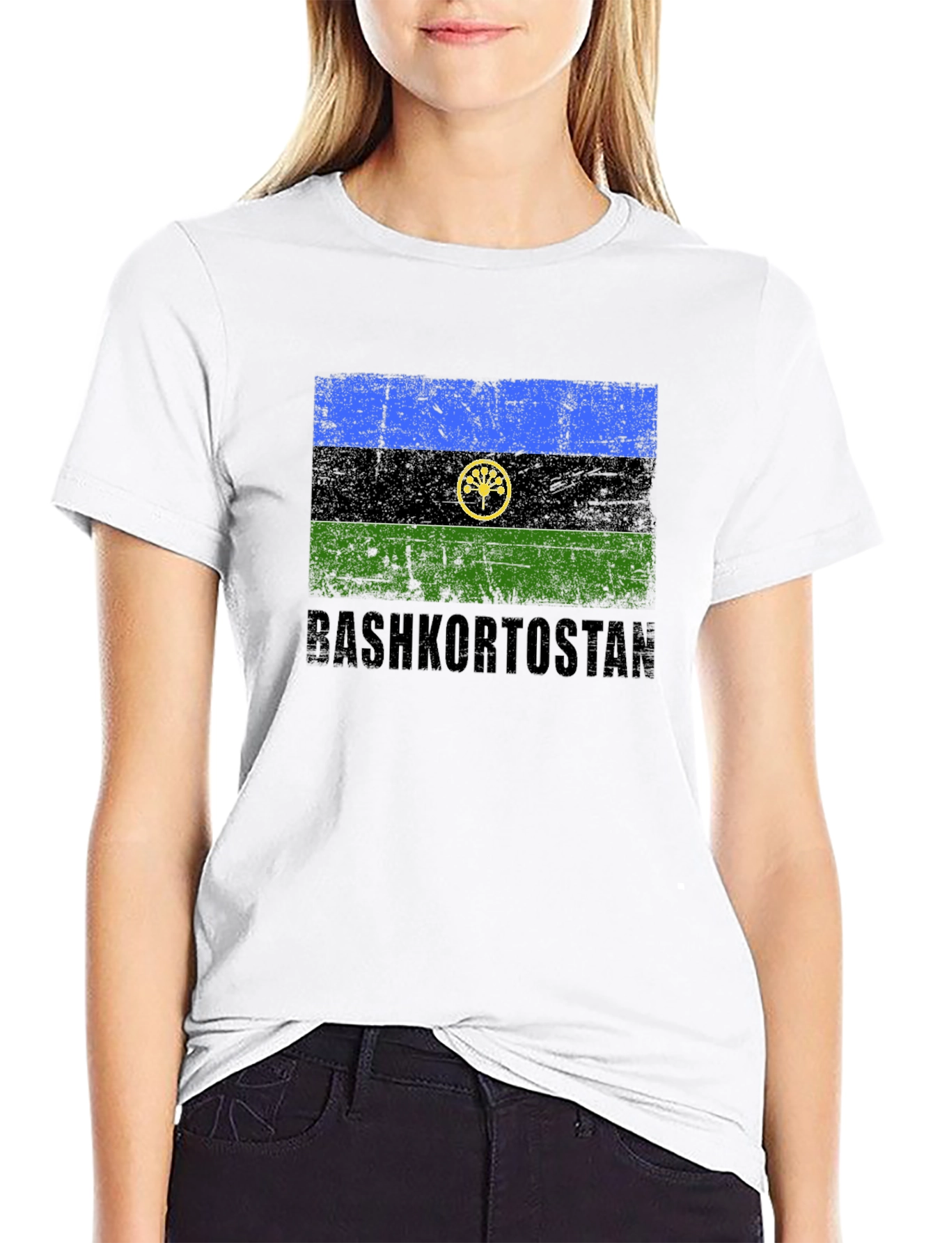 Bashkortostan Flag T-Shirt - Distressed Design