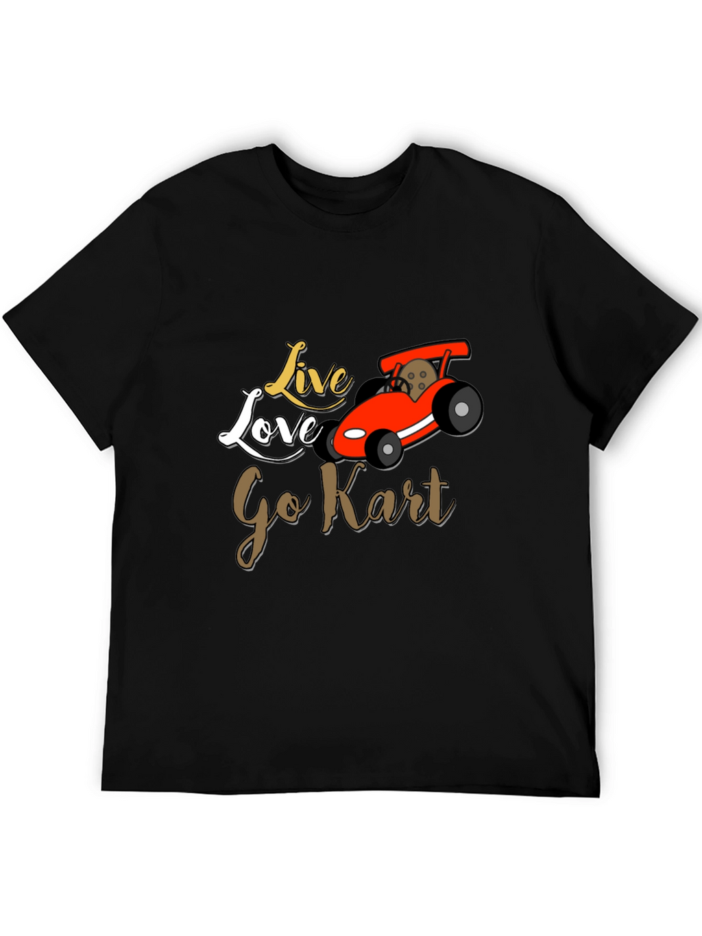 Live Love Go Kart Graphic T-Shirt