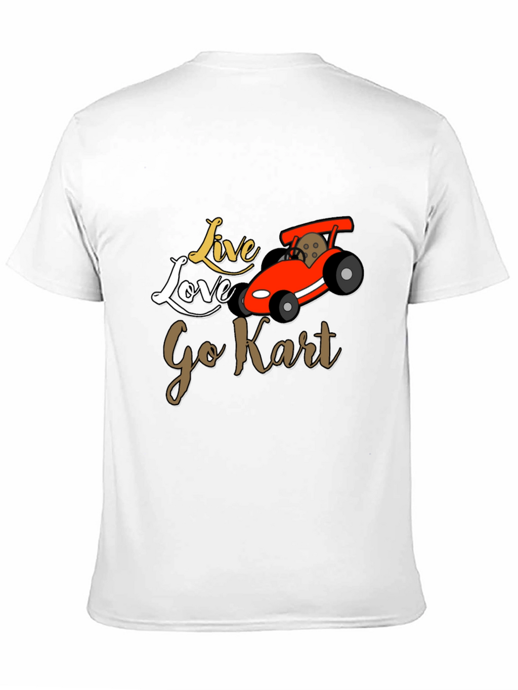 Live Love Go Kart Graphic T-Shirt