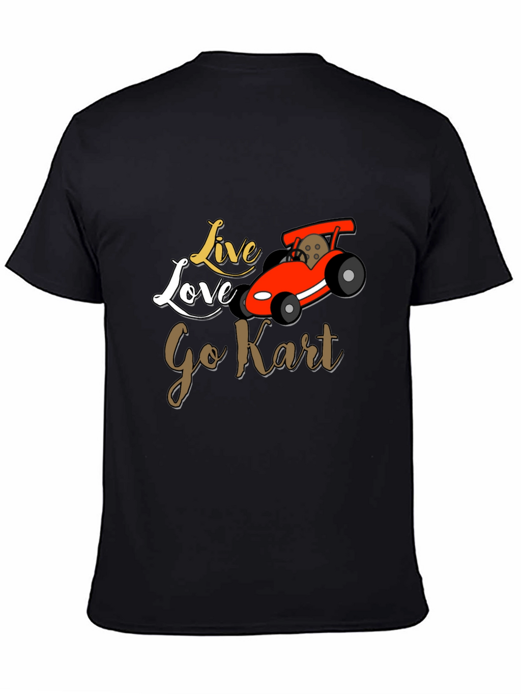 Live Love Go Kart Graphic T-Shirt