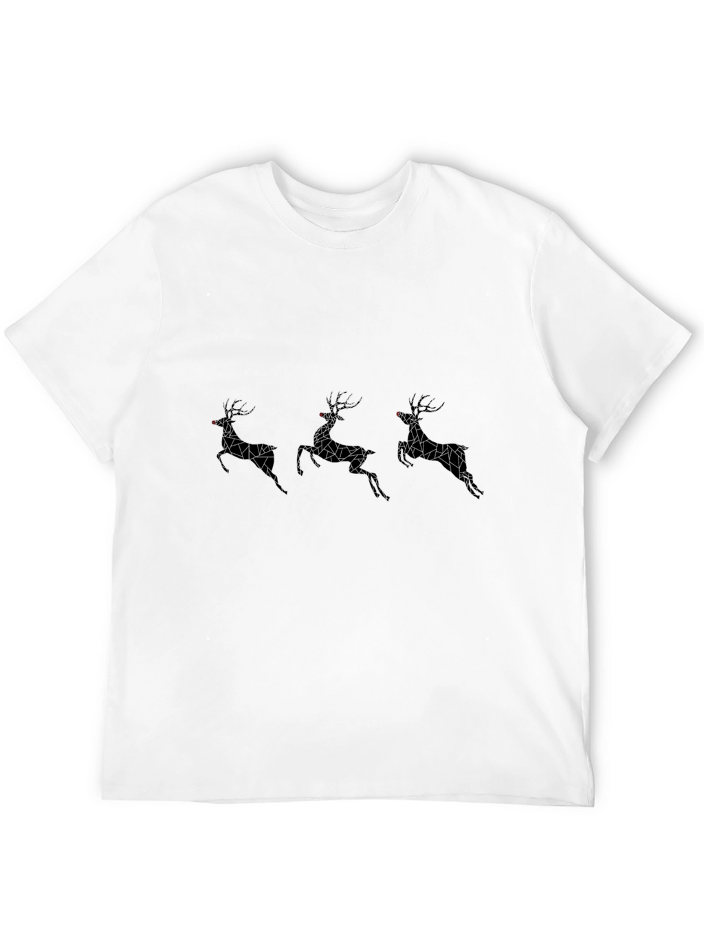 Geometric Reindeer Graphic Tee