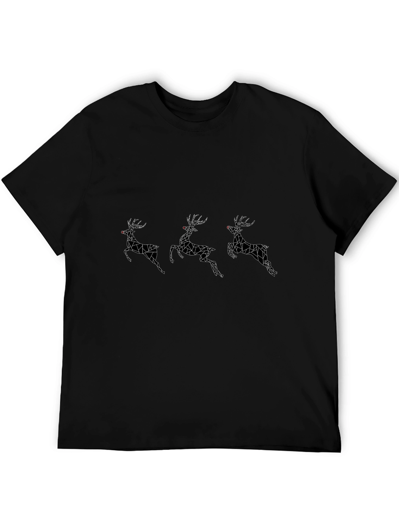 Geometric Reindeer Graphic Tee