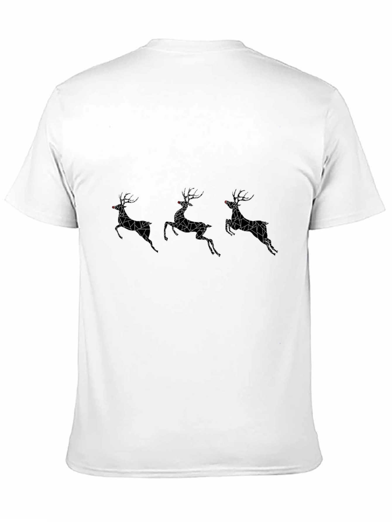 Geometric Reindeer Graphic Tee