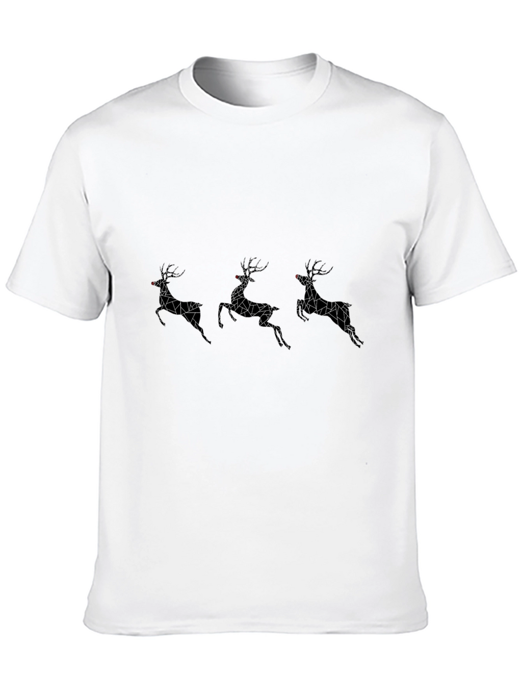 Geometric Reindeer Graphic Tee