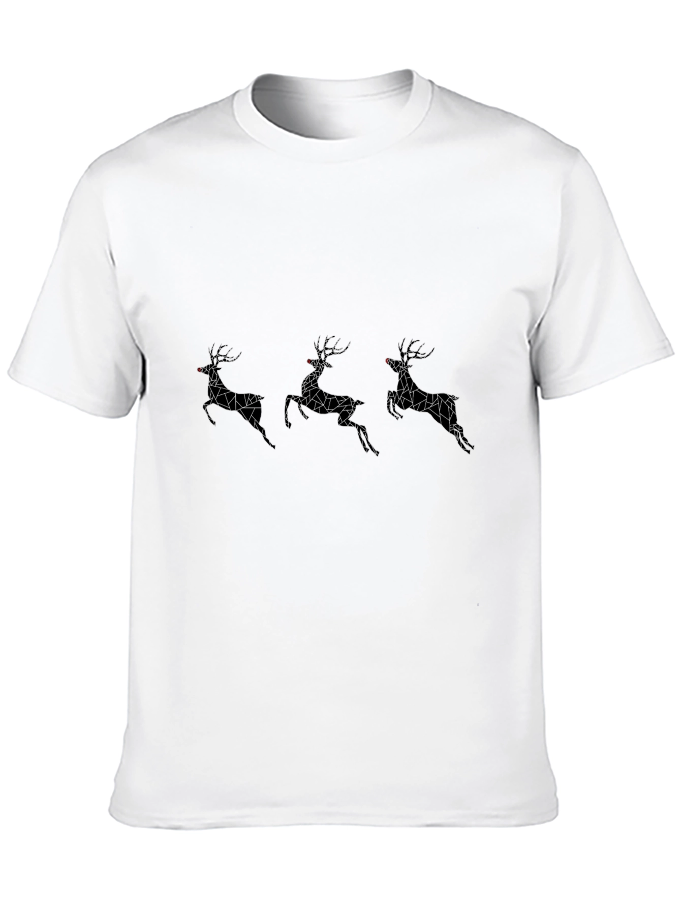 Geometric Reindeer Graphic Tee