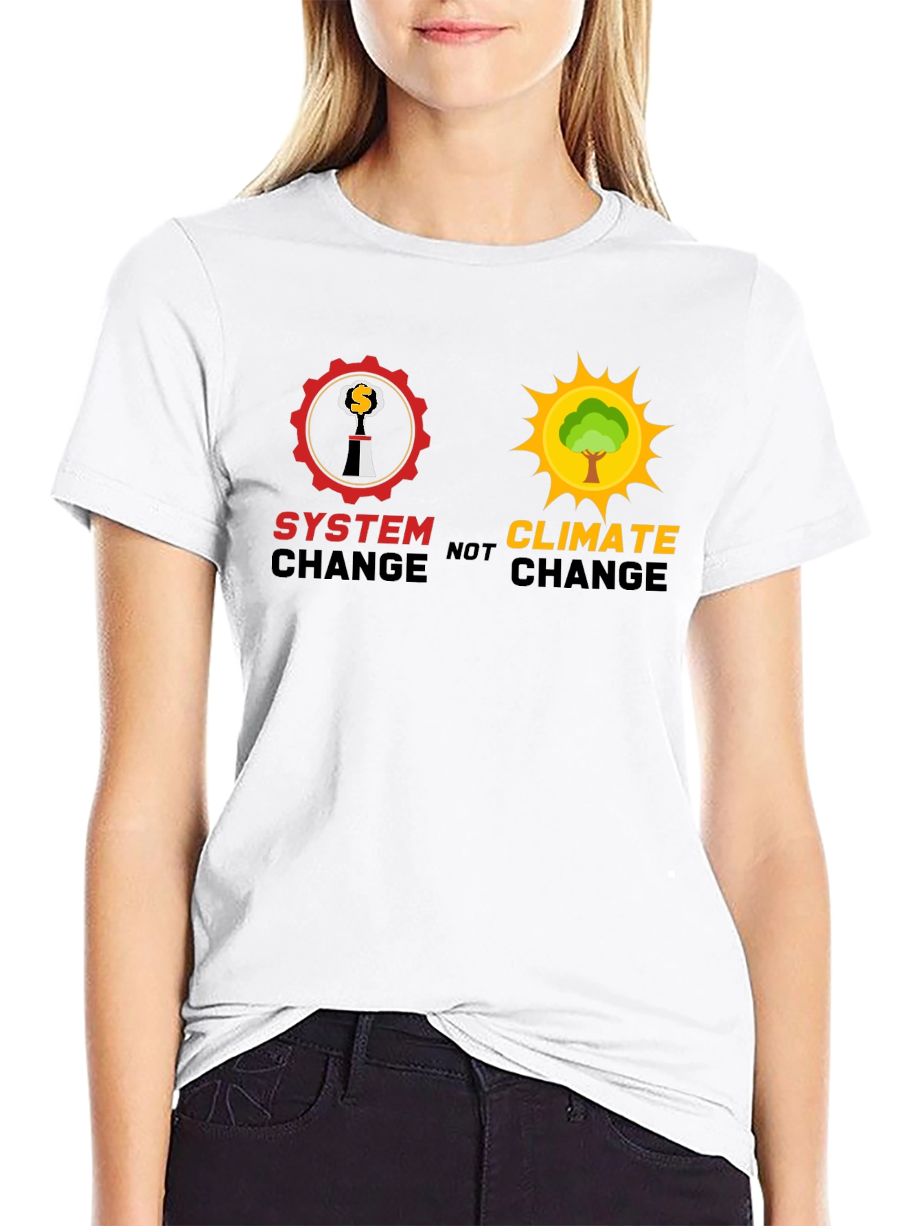 System Change Not Climate Change Graphic Tee