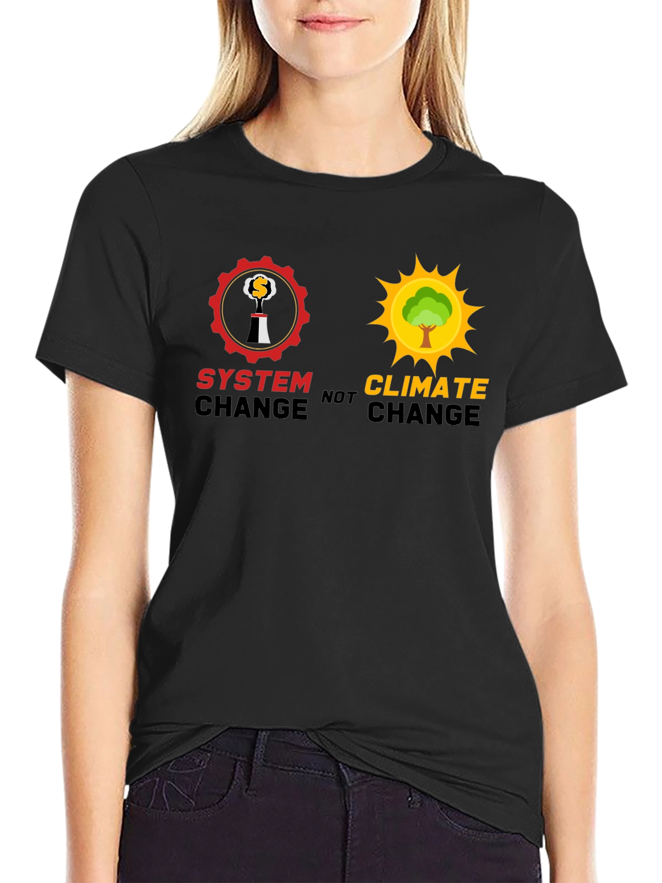 System Change Not Climate Change Graphic Tee