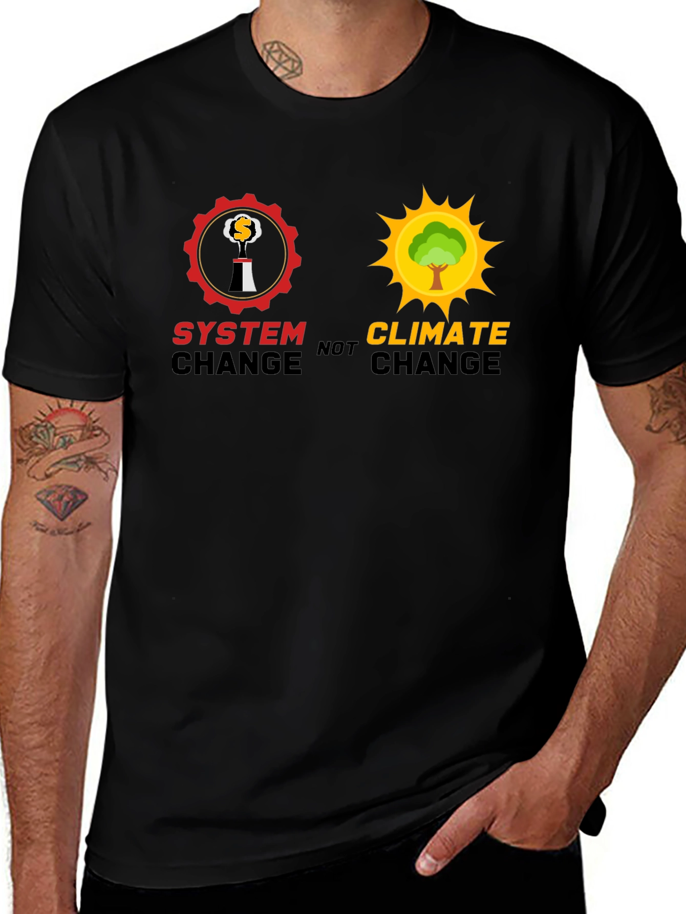 System Change Not Climate Change Graphic Tee