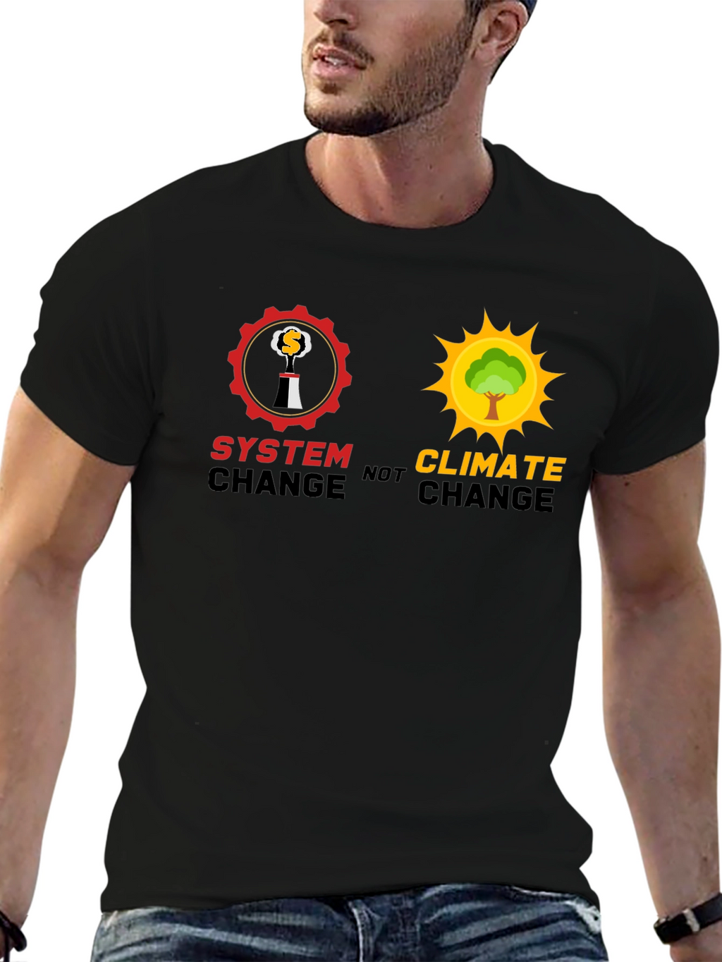 System Change Not Climate Change Graphic Tee