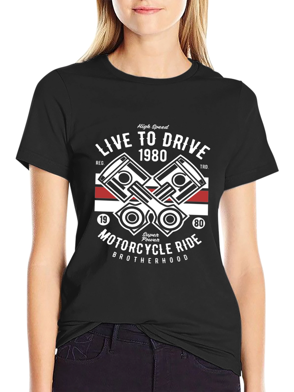 Live to Drive Motorcycle Ride Graphic Tee