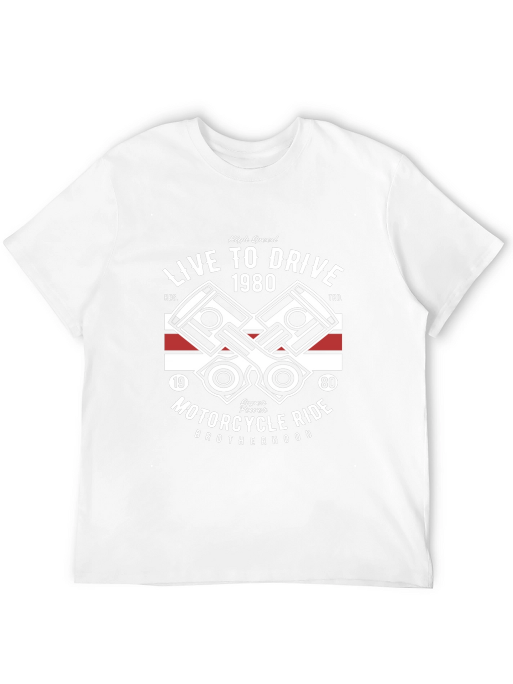 Live to Drive Motorcycle Ride Graphic Tee