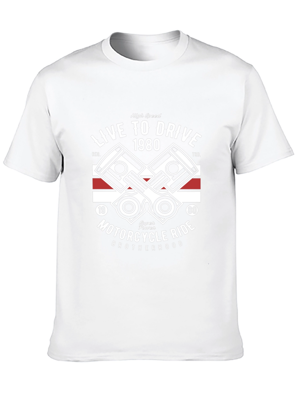 Live to Drive Motorcycle Ride Graphic Tee