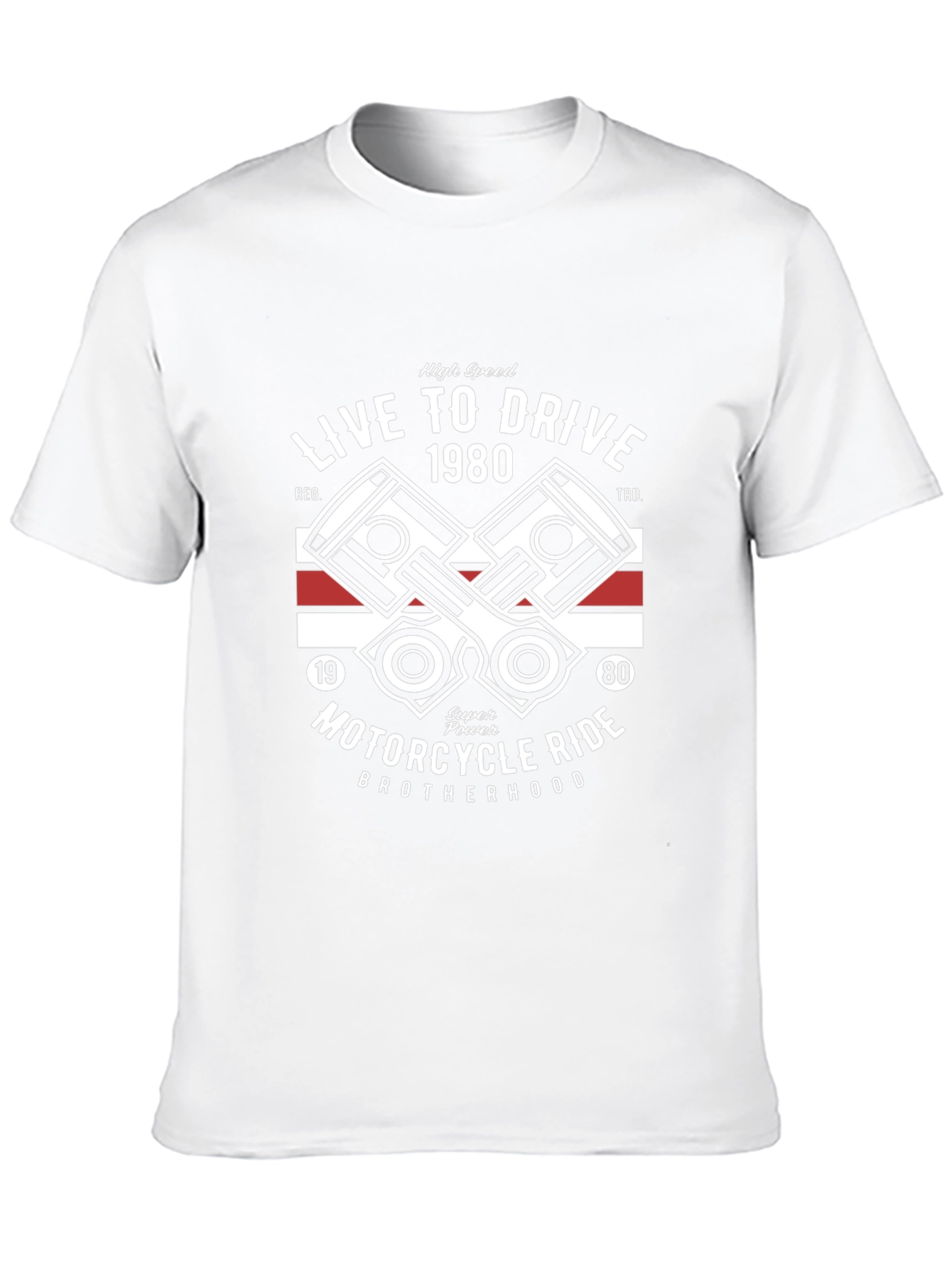 Live to Drive Motorcycle Ride Graphic Tee