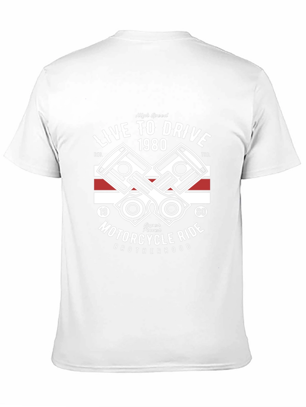 Live to Drive Motorcycle Ride Graphic Tee