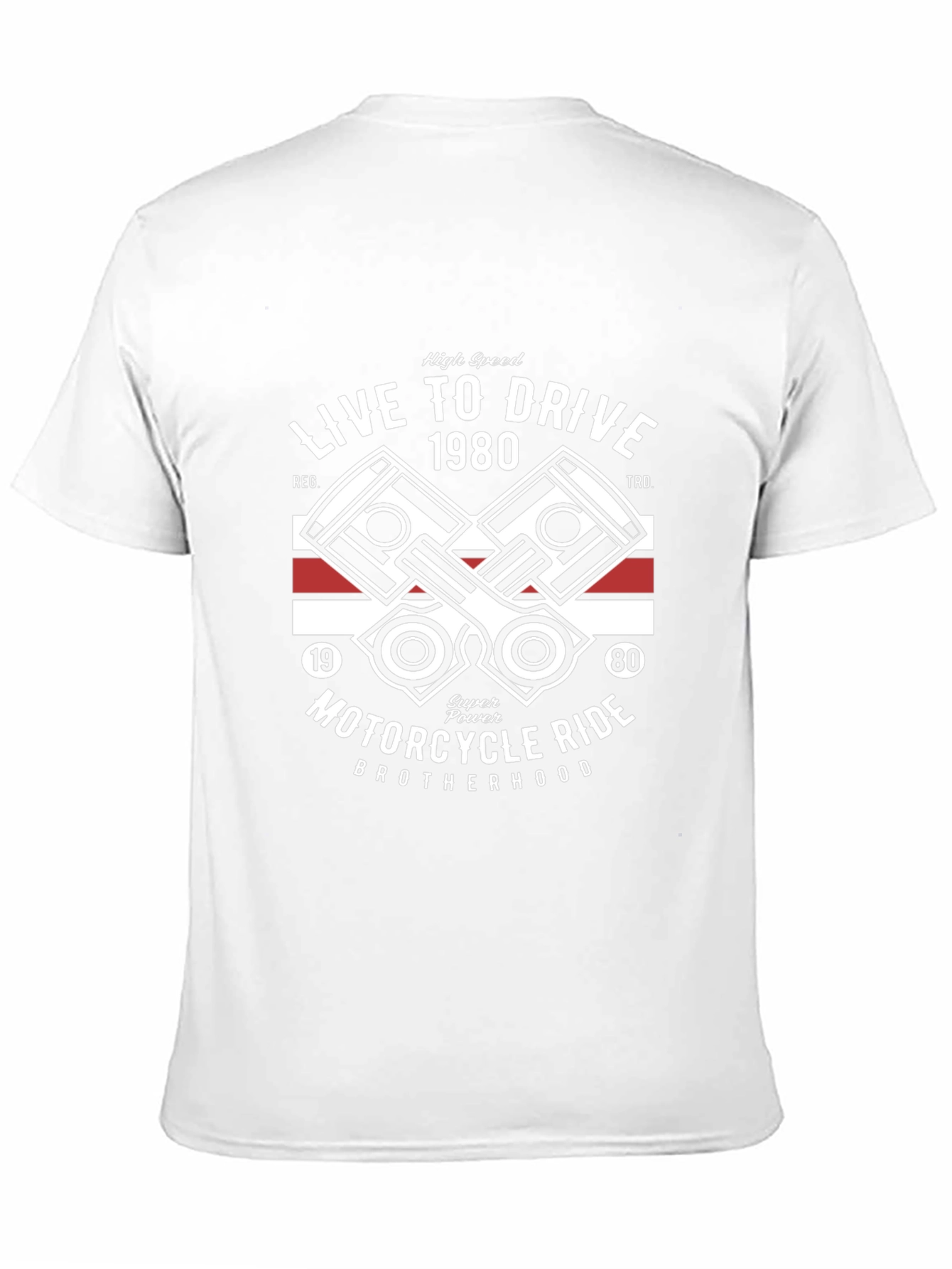 Live to Drive Motorcycle Ride Graphic Tee