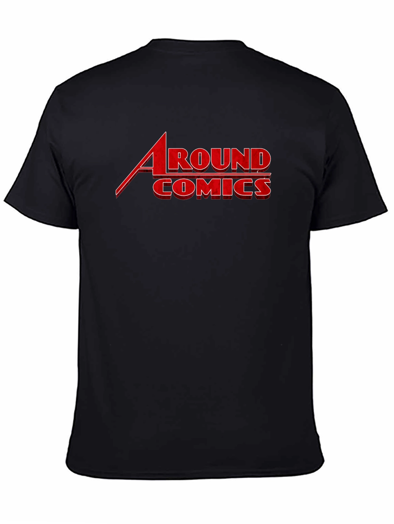 Around Comics Black Graphic T-Shirt