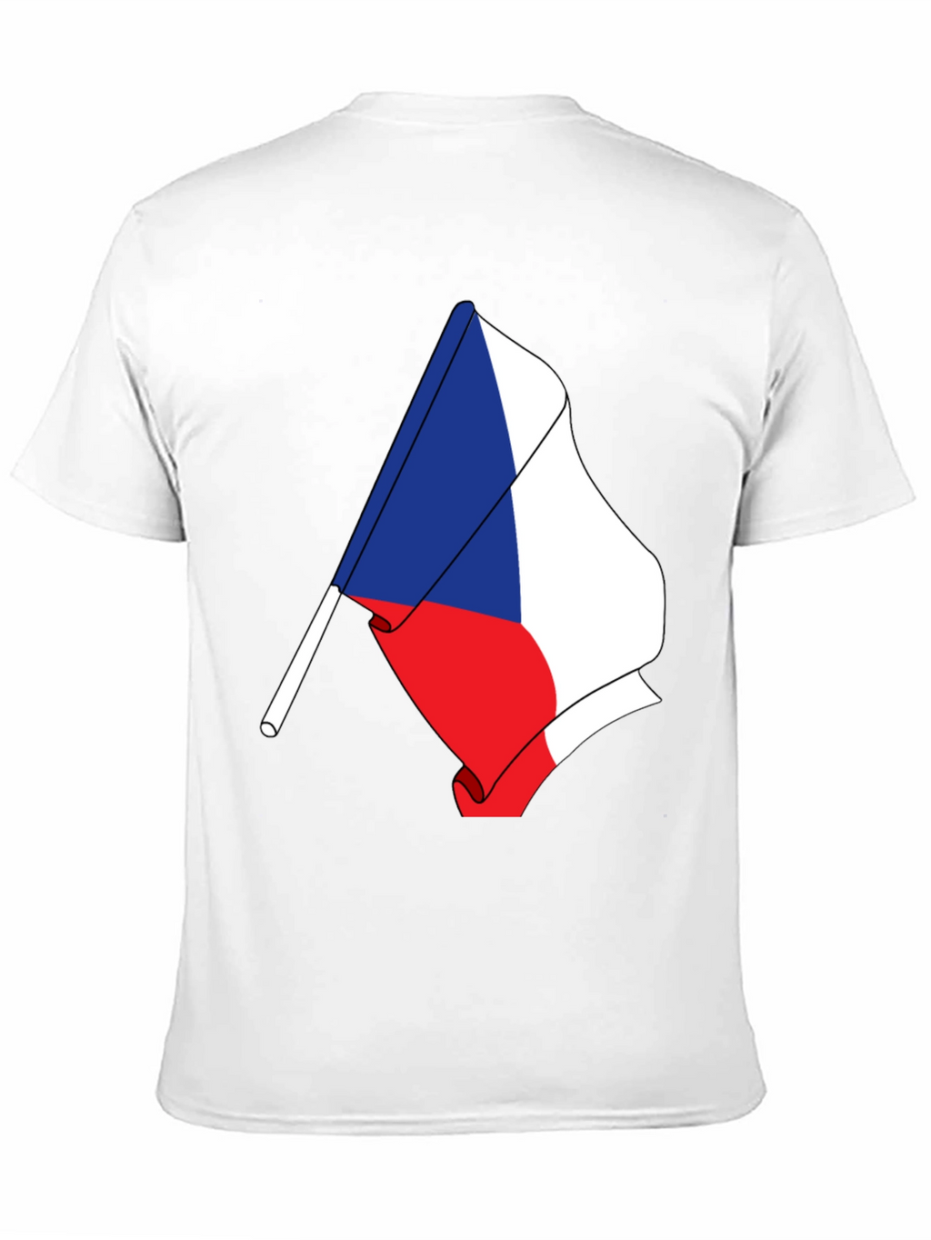 Czech Flag T-Shirt - Unique Patriotic Design