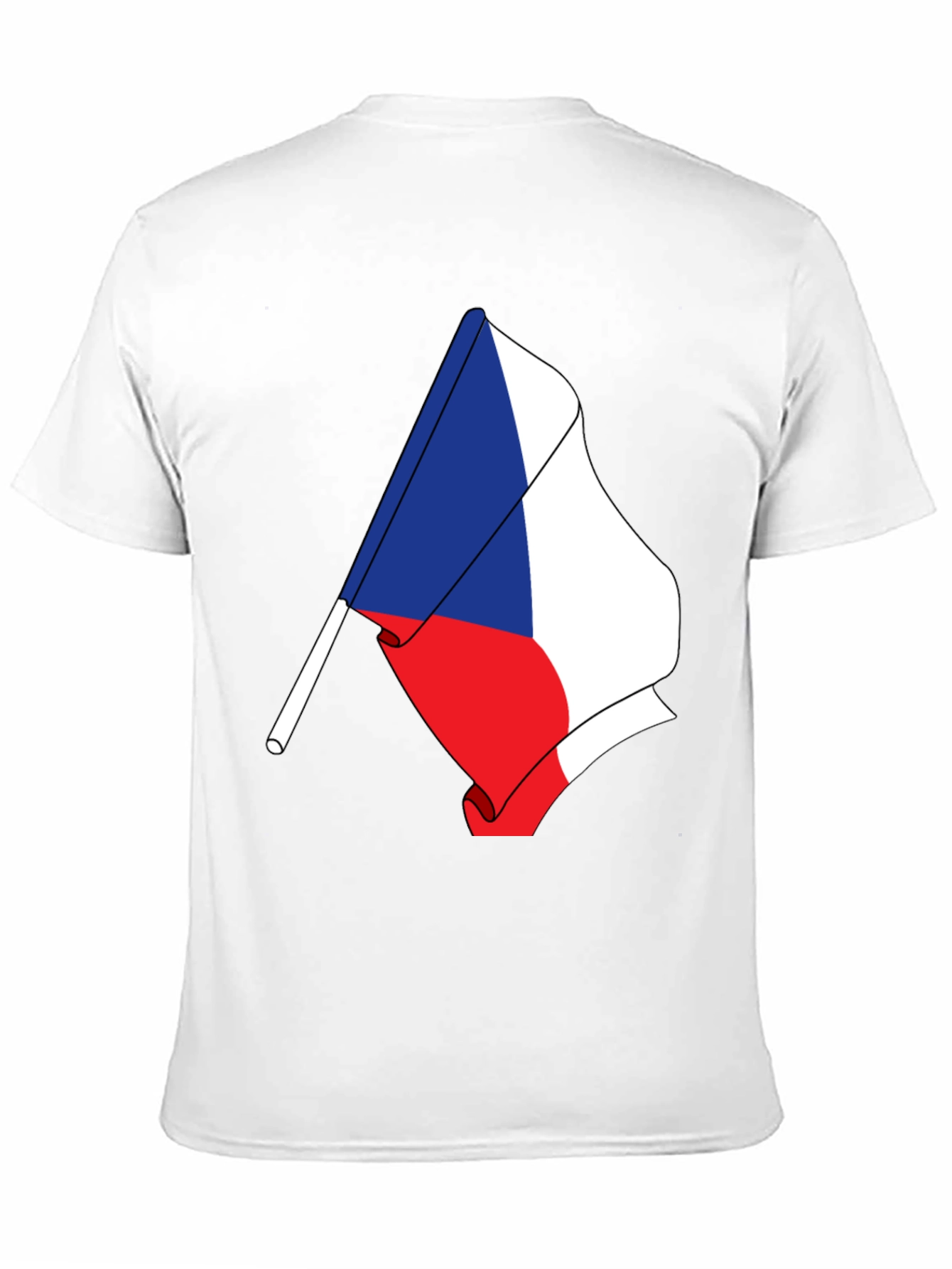 Czech Flag T-Shirt - Unique Patriotic Design