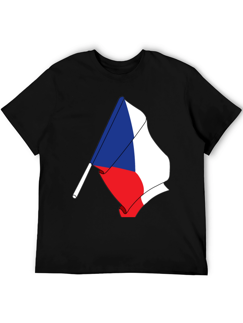 Czech Flag T-Shirt - Unique Patriotic Design