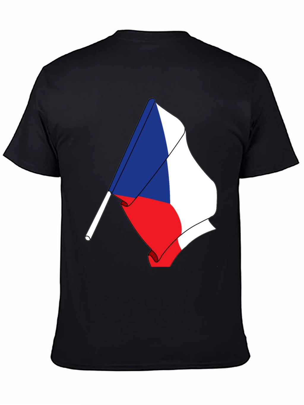 Czech Flag T-Shirt - Unique Patriotic Design