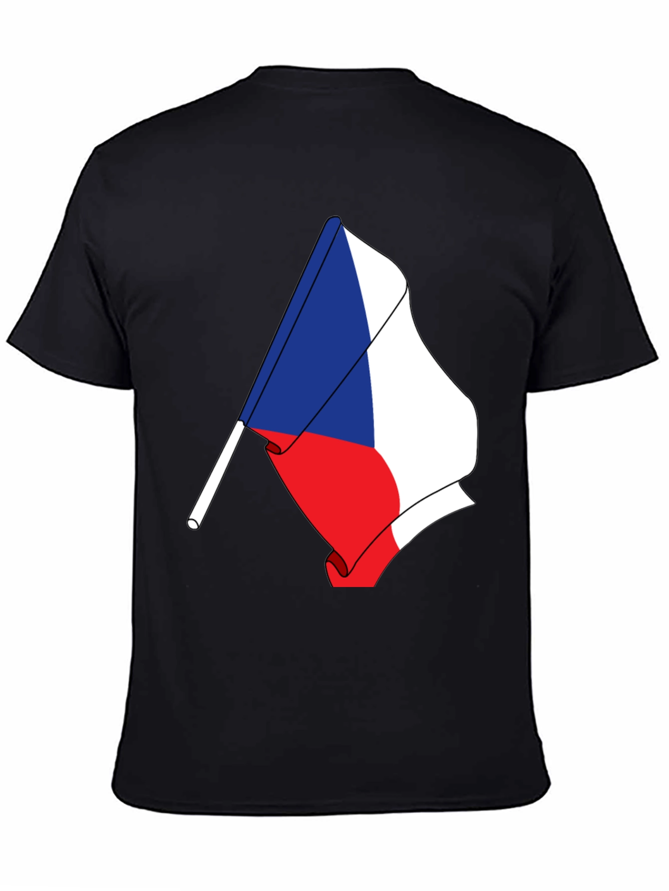 Czech Flag T-Shirt - Unique Patriotic Design