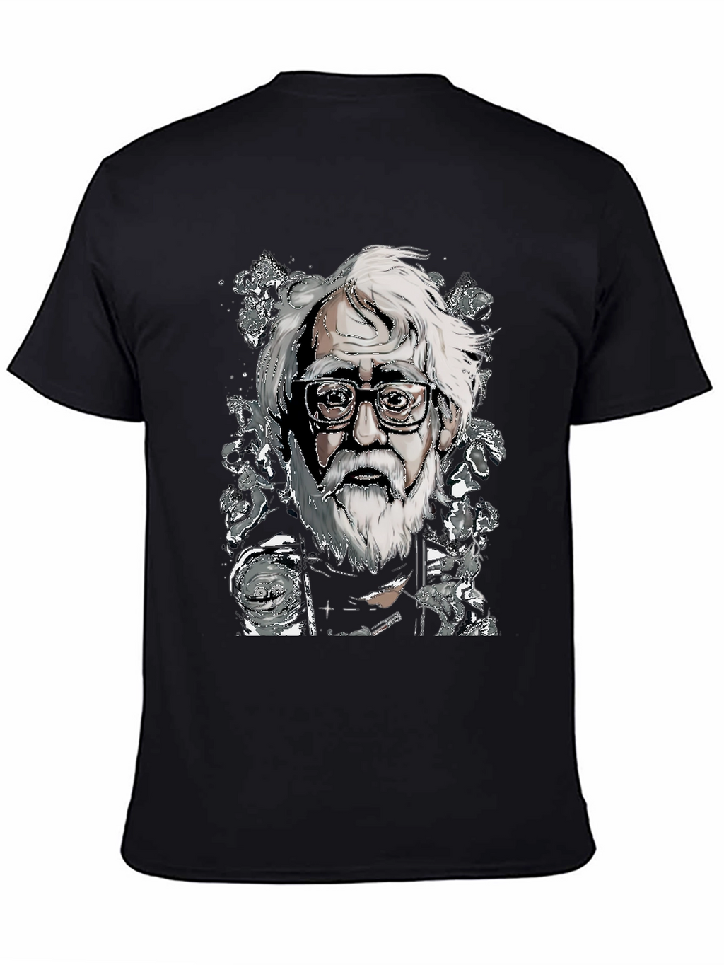 Illustrated Man T-Shirt - Unique Art Tee