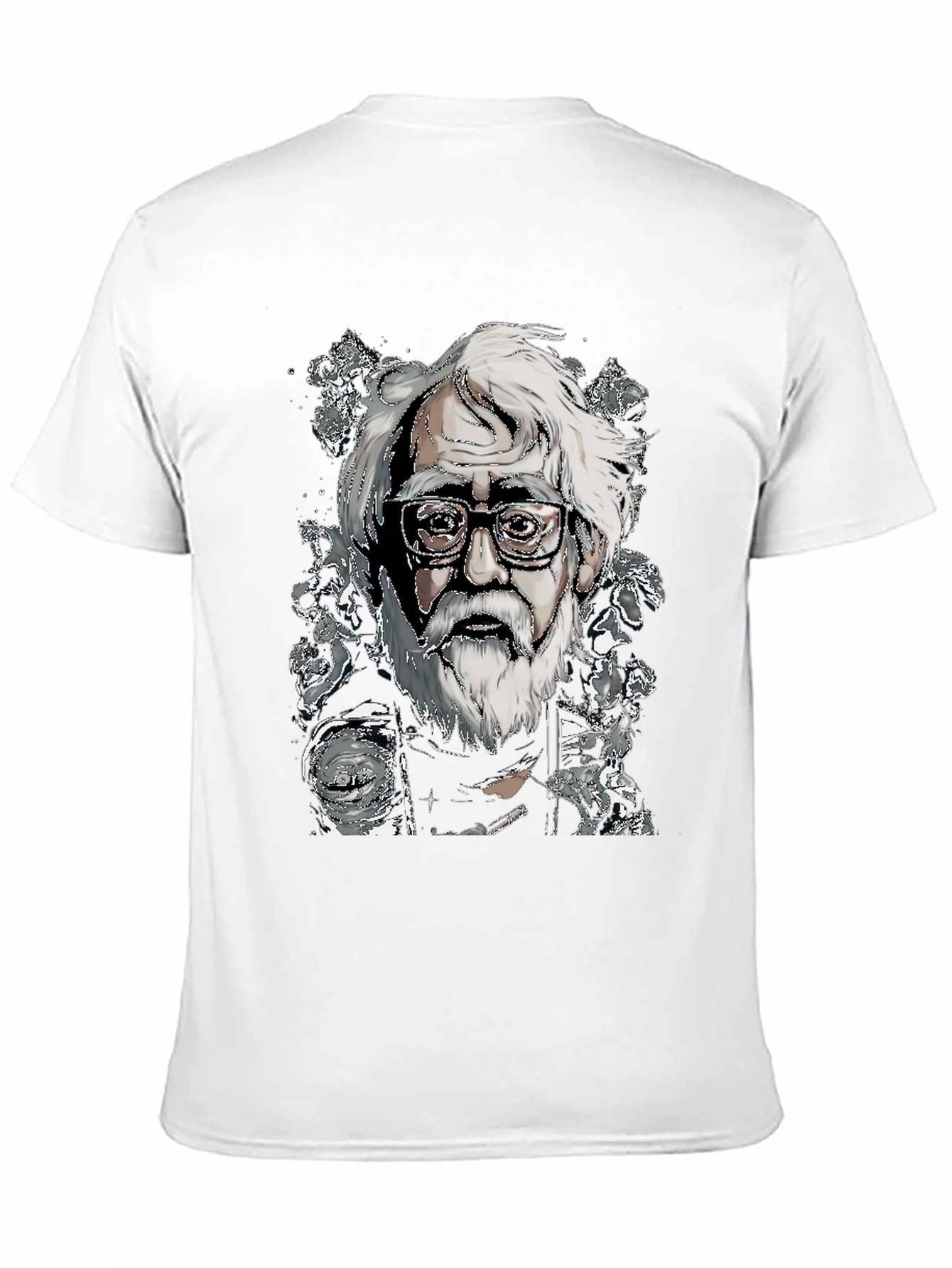 Illustrated Man T-Shirt - Unique Art Tee