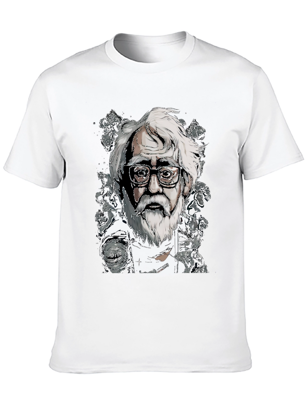 Illustrated Man T-Shirt - Unique Art Tee