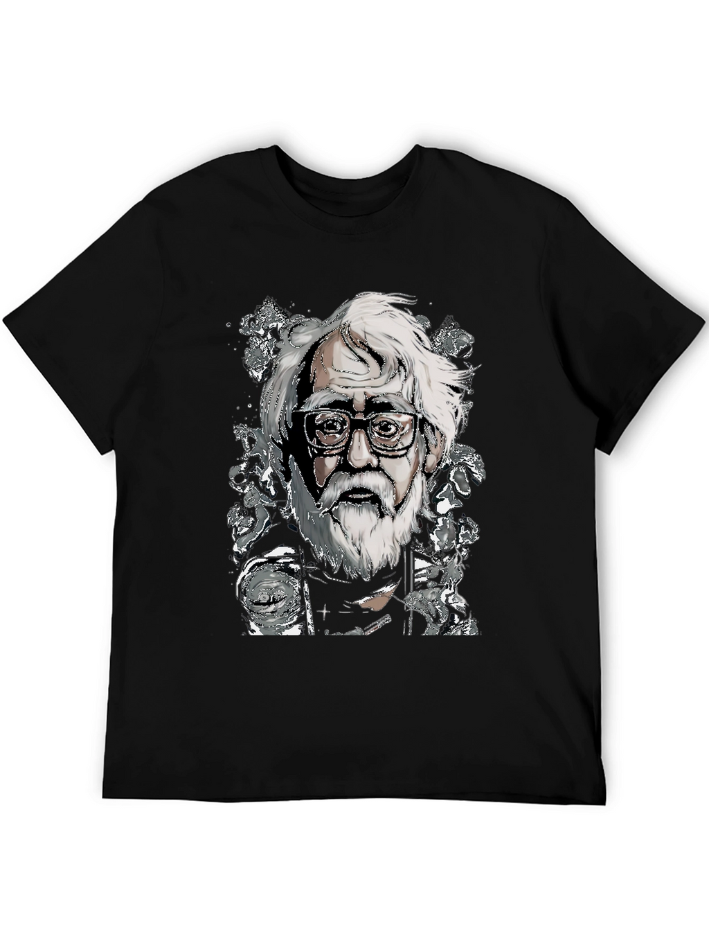 Illustrated Man T-Shirt - Unique Art Tee