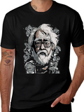 Illustrated Man T-Shirt - Unique Art Tee