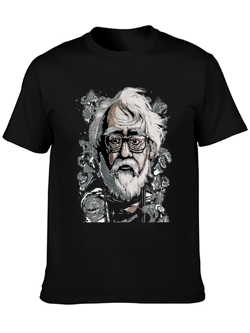 Illustrated Man T-Shirt - Unique Art Tee