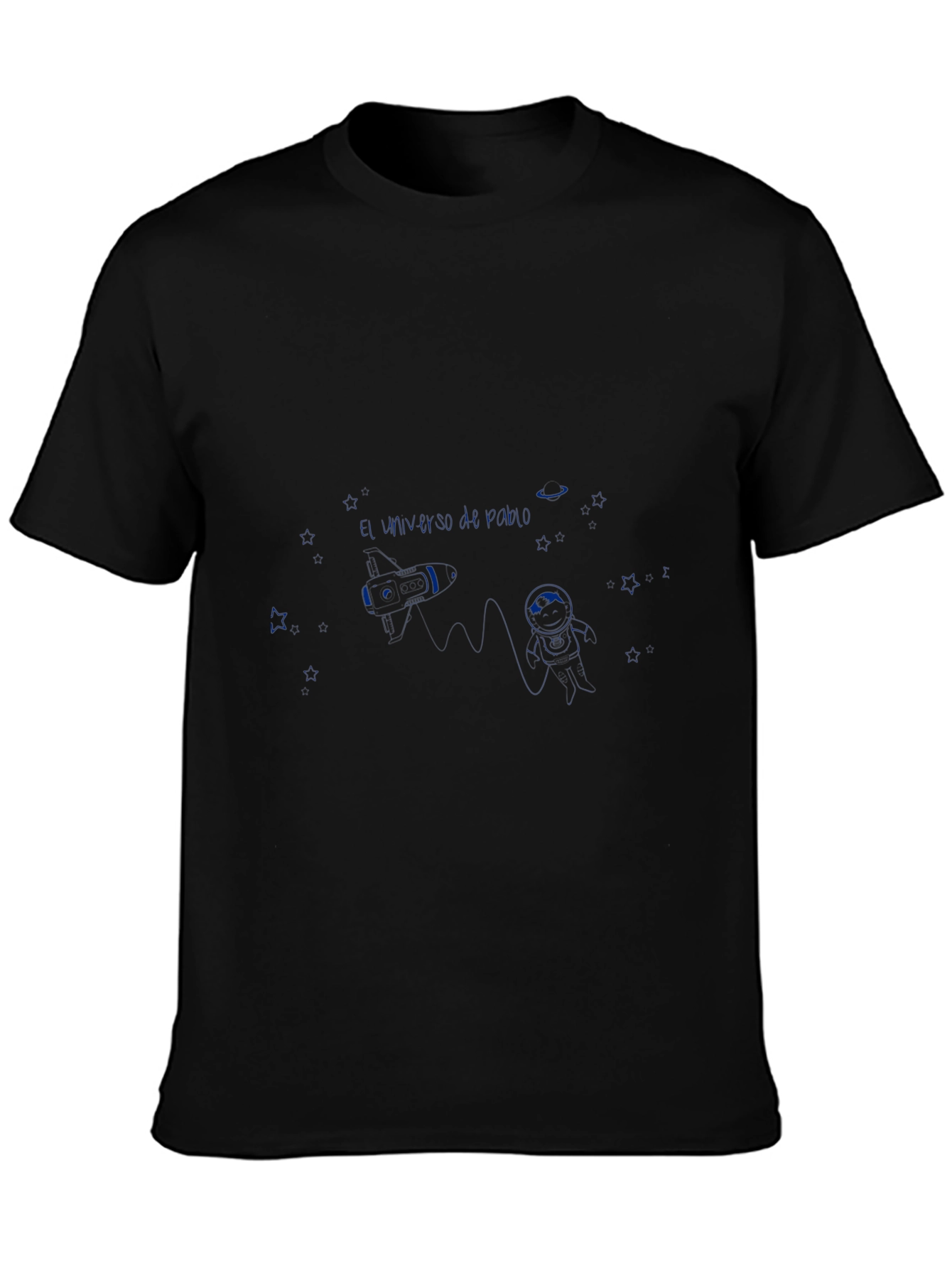 Black Short Sleeve Graphic T-Shirt