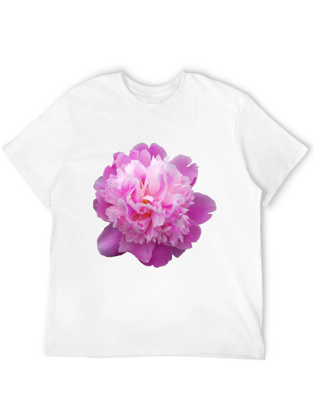 Pink Peony Graphic Tee - Stylish Floral Print
