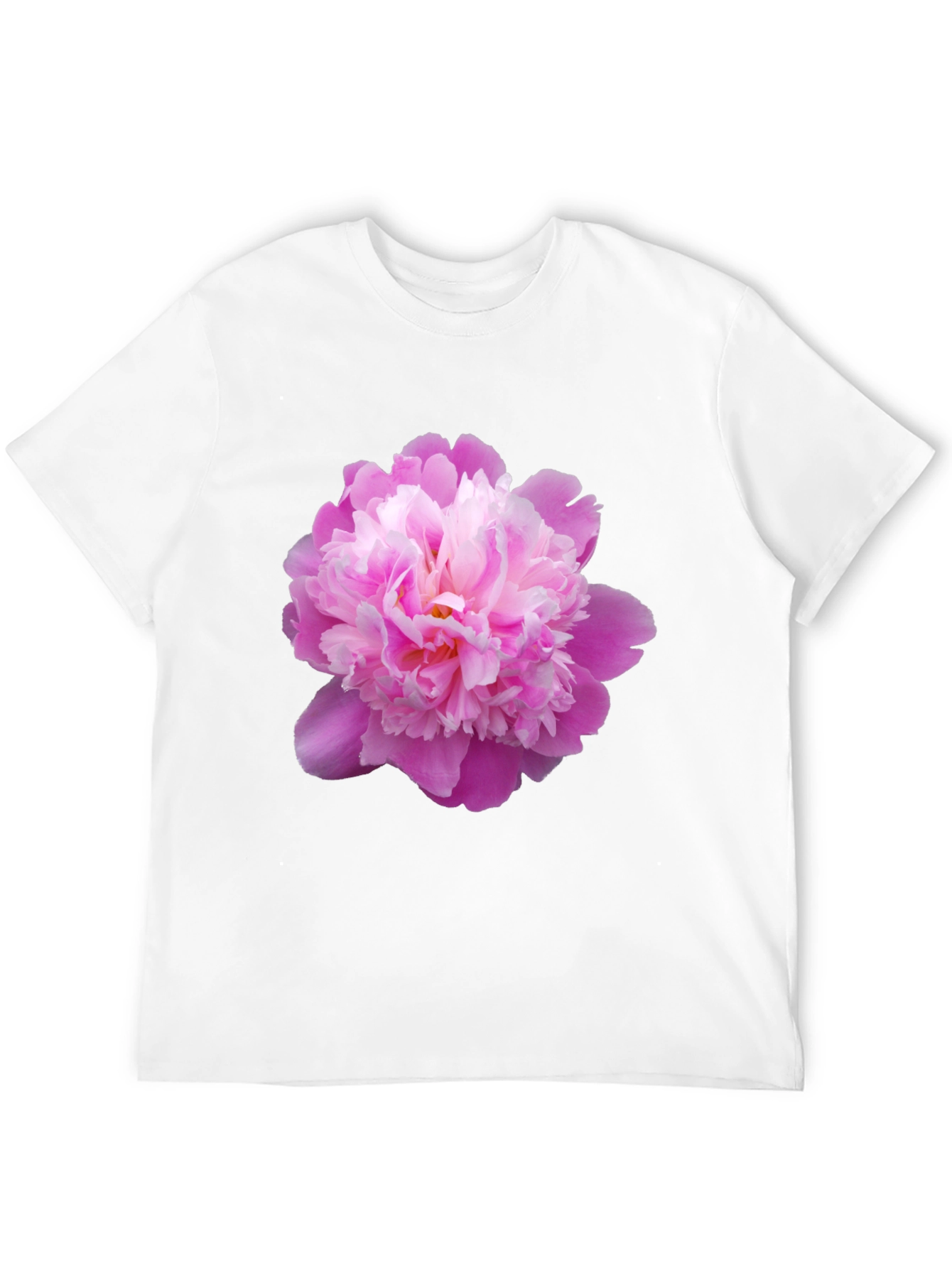Pink Peony Graphic Tee - Stylish Floral Print