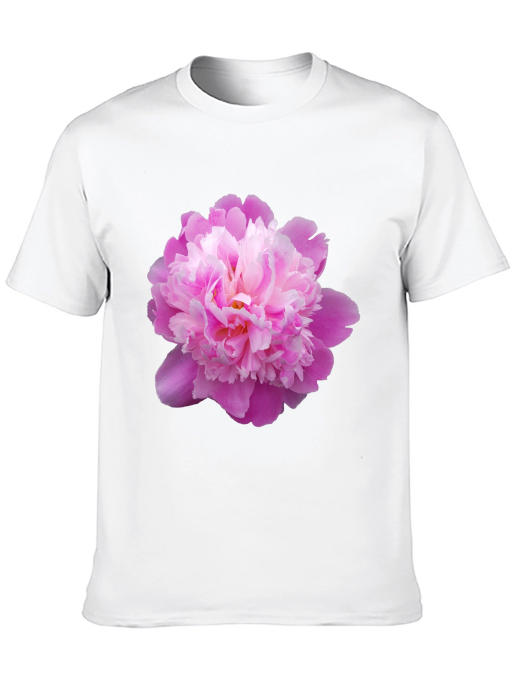 Pink Peony Graphic Tee - Stylish Floral Print
