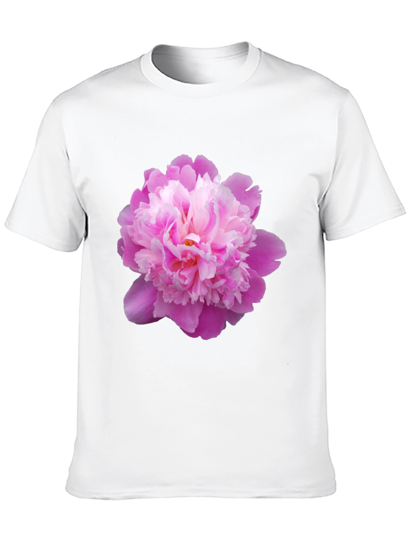 Pink Peony Graphic Tee - Stylish Floral Print