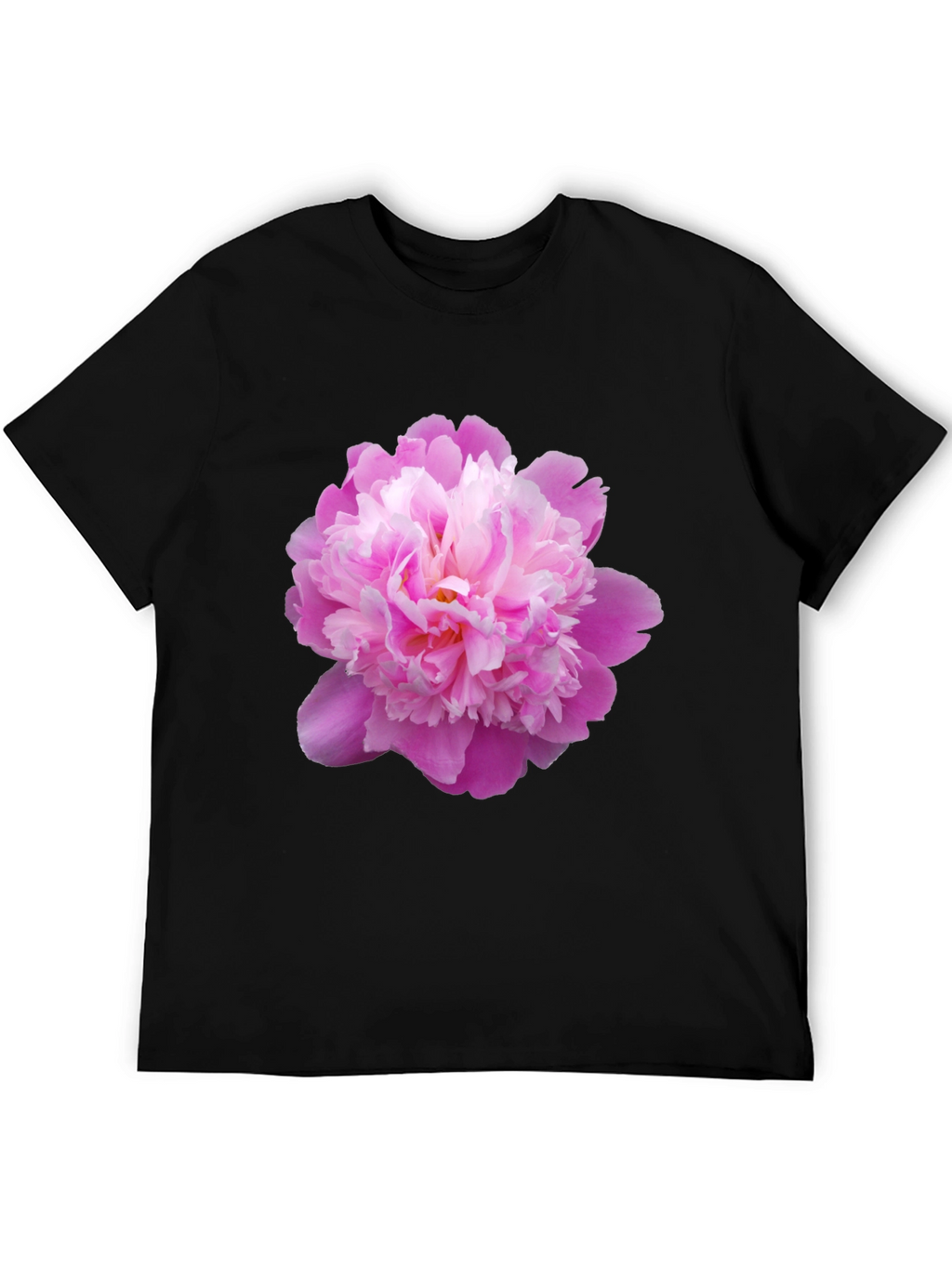 Pink Peony Graphic Tee - Stylish Floral Print